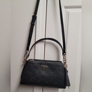 Guess Crossbody Convertible Purse, Black